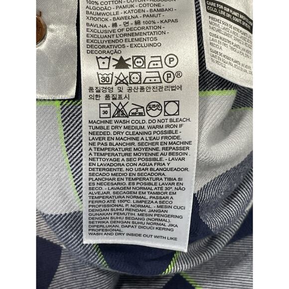 Levis-NFL Seattle Seahawks Snap Button Shirt Women’s Size XL Gray/Blue Football - Picture 16 of 16